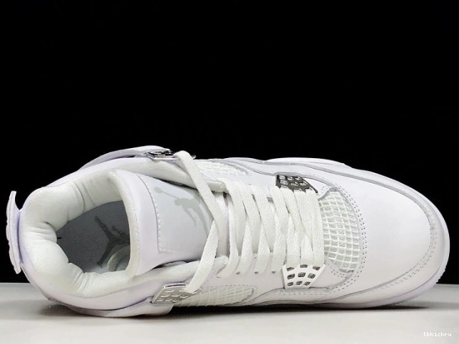 Reps TBkick Air Pure Money Retro Jordan 4 308497-100 0817